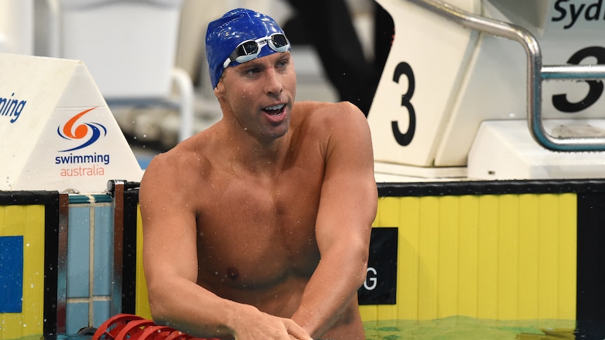 Grant Hackett at Swimming Championships