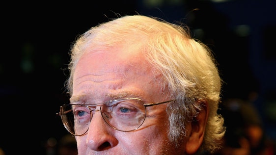 Actor Michael Caine arrives at the premiere of Sleuth