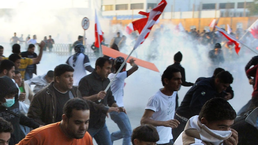 Bahraini protesters