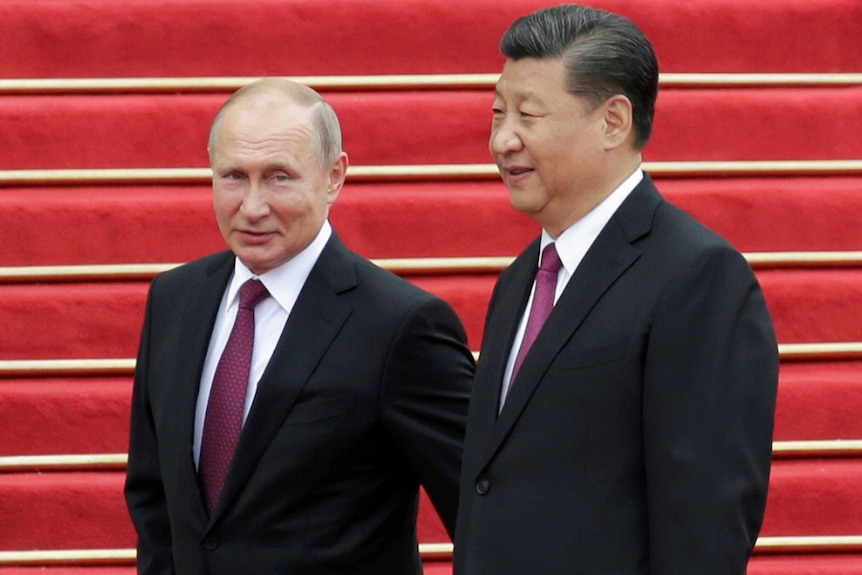 Chinese President Xi Jinping and Russian President Vladimir Putin's relationship is a worry to the West.