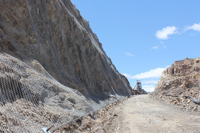 Perilya mining pit wall gets makeover