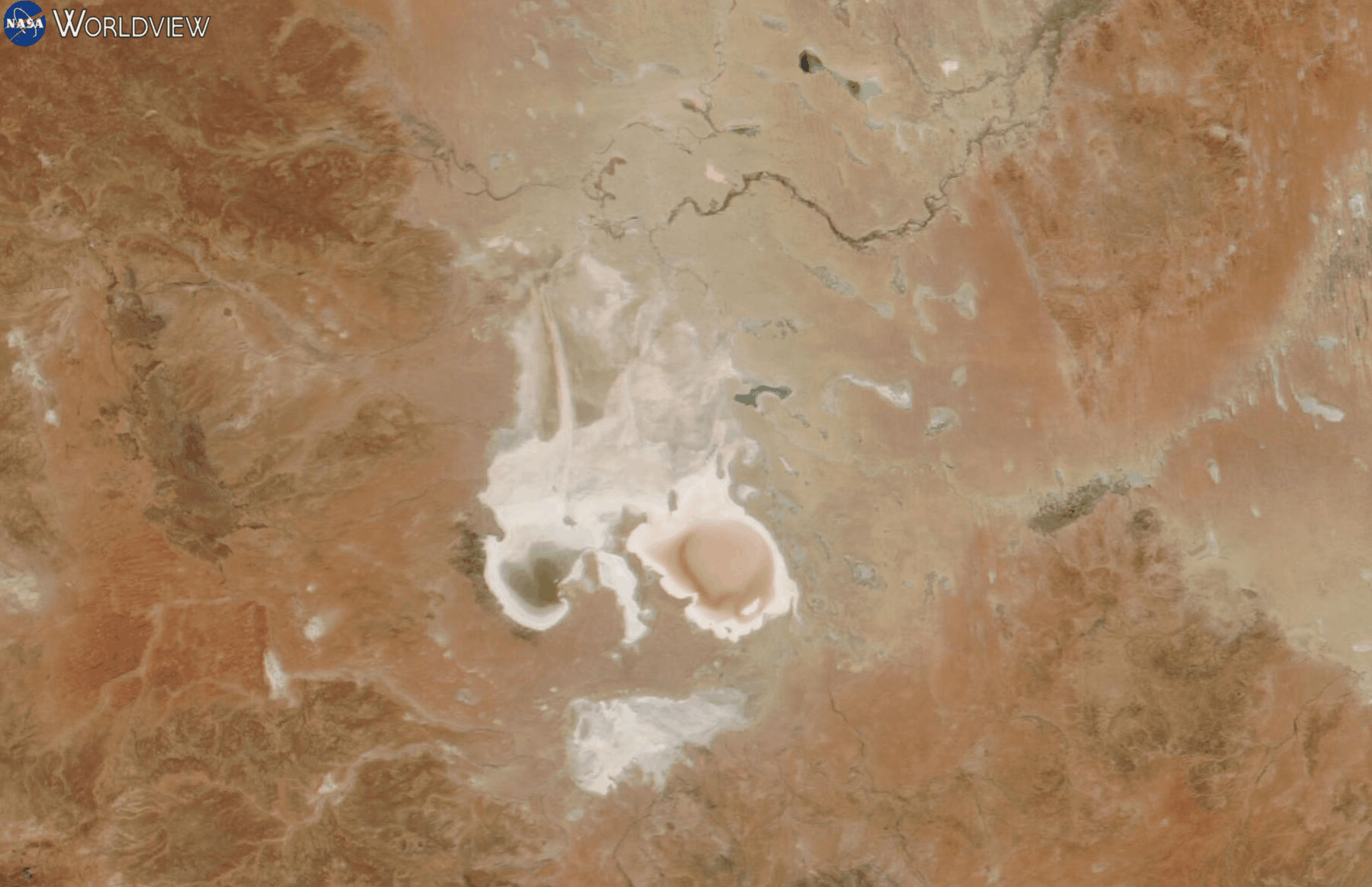 A time lapse image showing weather systems moving over an outback area.