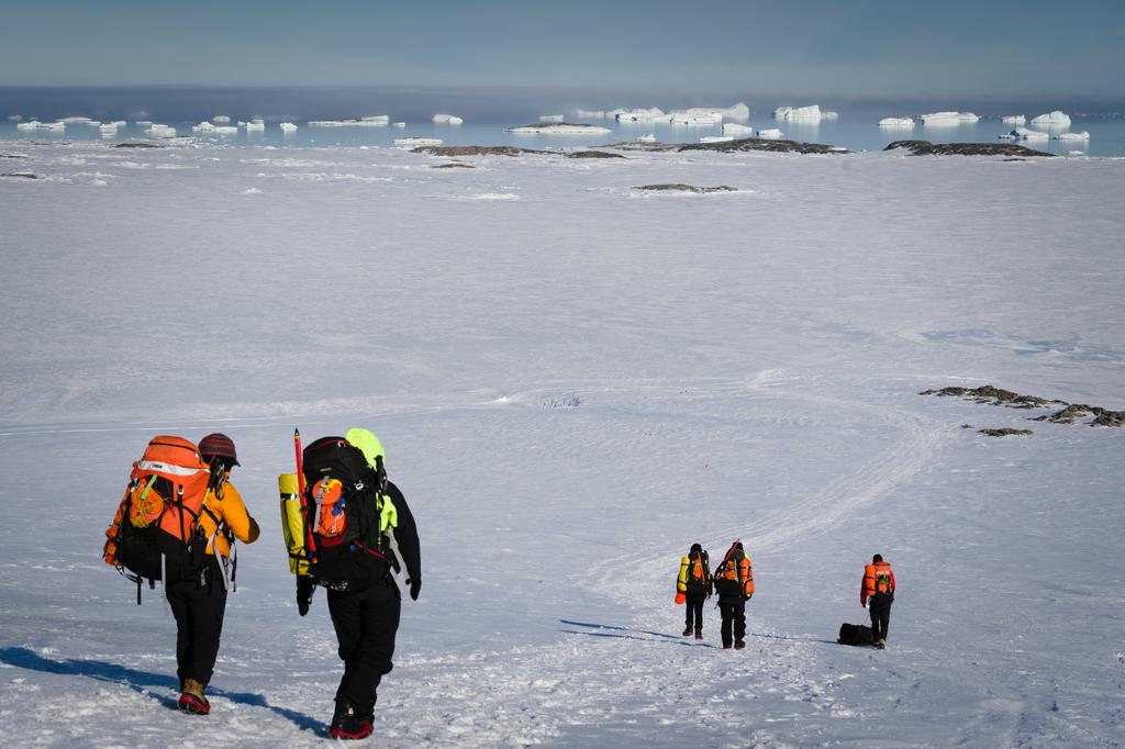 Field training officers in the Australian Antarctic Program with ...