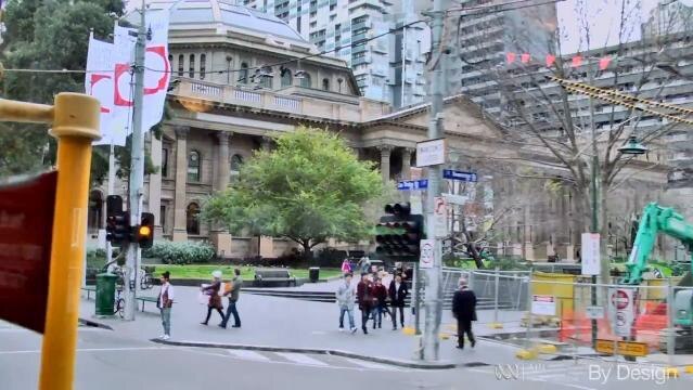 View of State Library of Victoria from Swanston Street