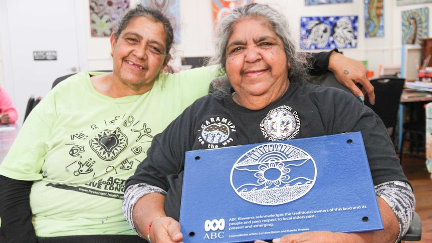 Aunties Narelle Thomas and Lorraine Brown