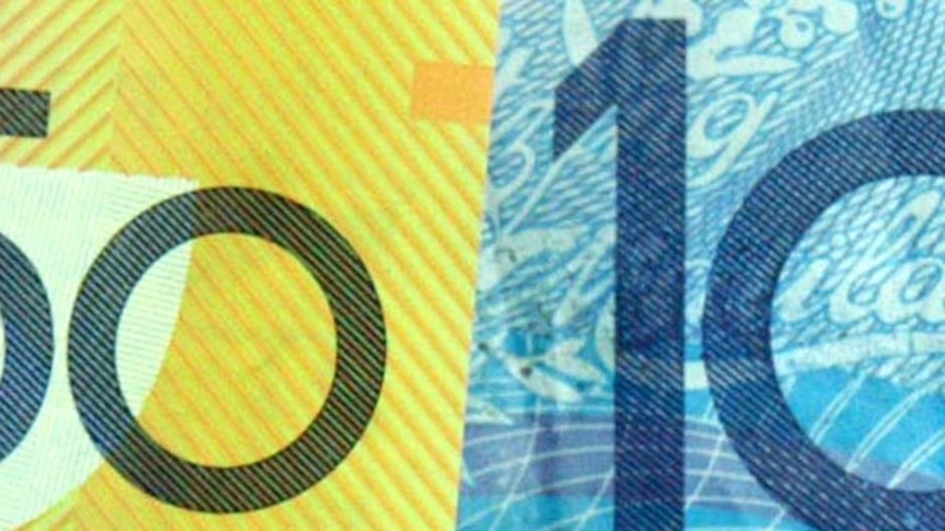 Australian dollar note currency