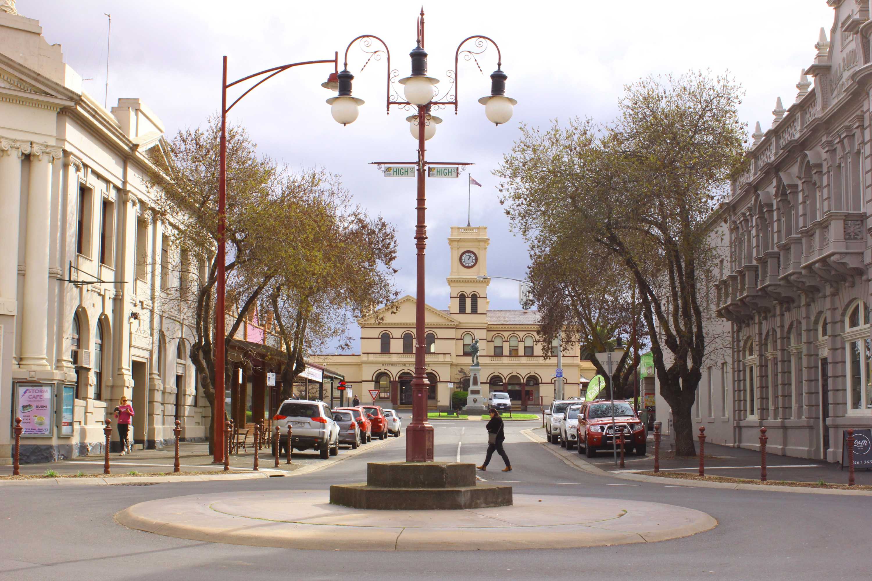The main Street of Maryborough, in Victoria.