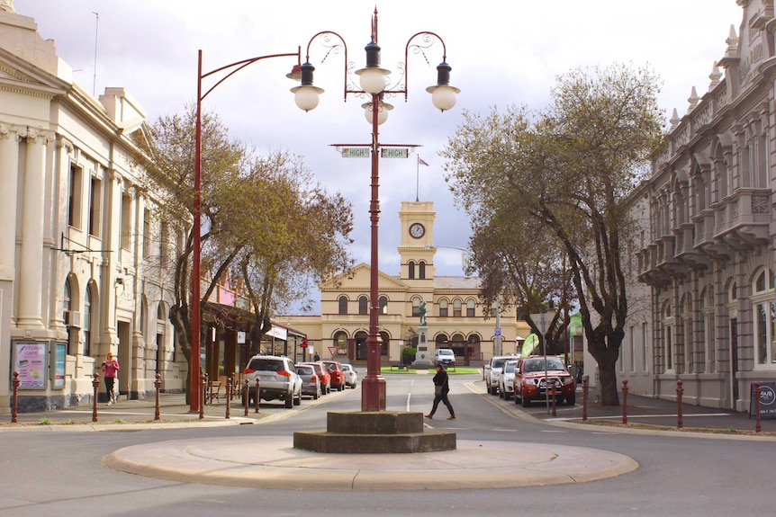 The main Street of Maryborough, in Victoria.