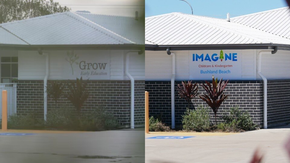 Side by side imagine of Grow Early Education and Imagine Childcare. 
