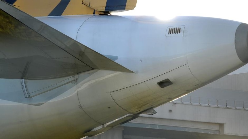 A Tiger Airways plane sits on the tarmac at Melbourne Airport