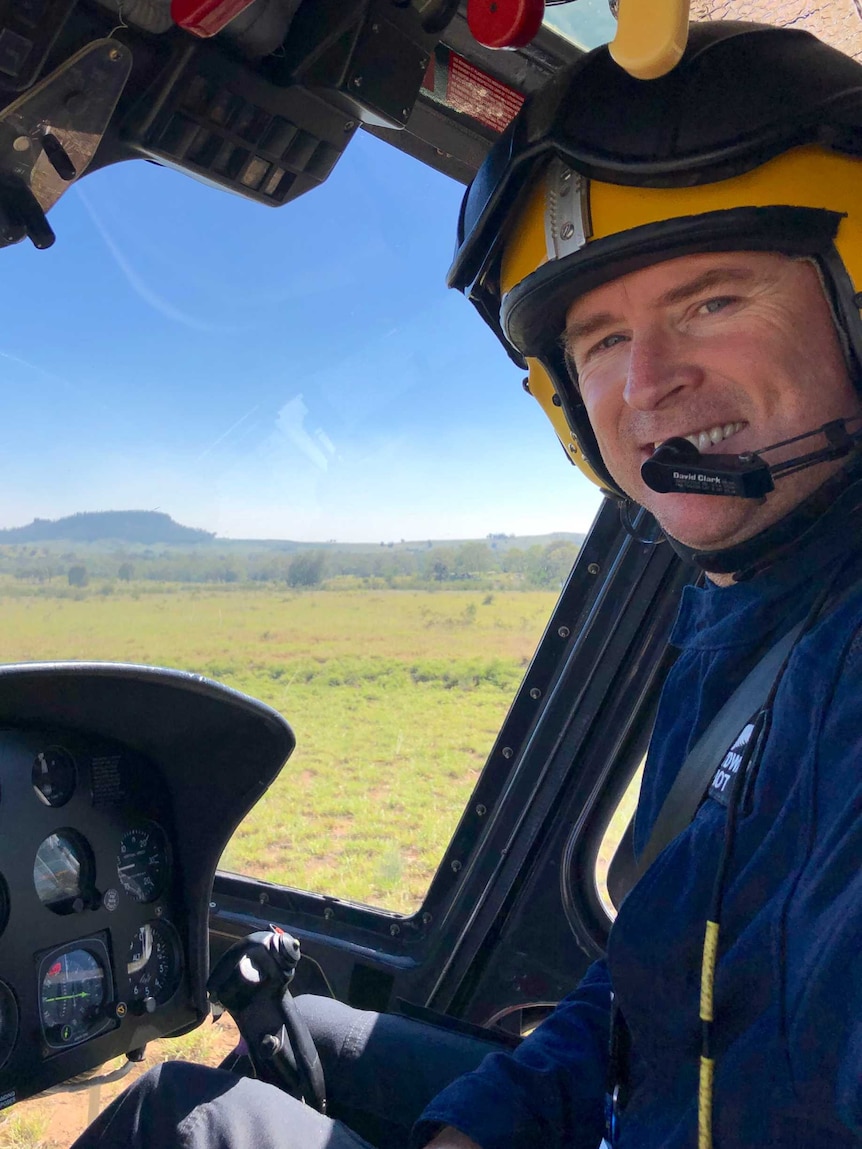 Dan O'Dwyer, a helicopter pilot who was once based at Uluru.