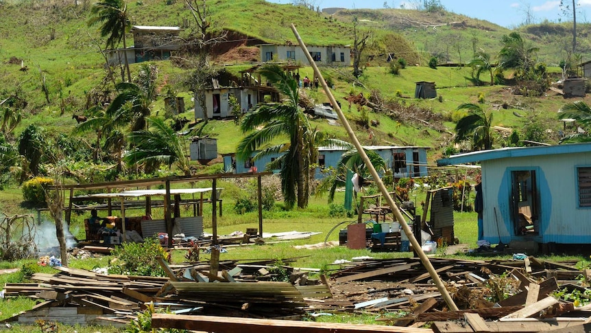 Damage caused by Cyclone Winston