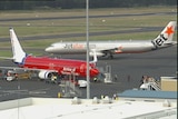 Planes on tarmac in Hobart