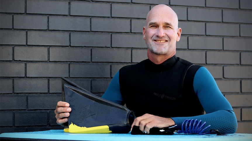 9 time world bodyboarding champion Mike Stewart at the Kiama Pro on the NSW South Coast