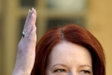 Ms Gillard says she will have no problem working closely with the man she deposed.