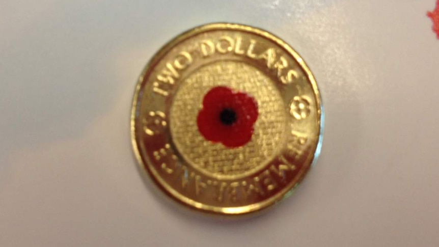 The red poppy $2 coin is the first coloured coin produced by the Australian Mint, with only 500,000 are being made.