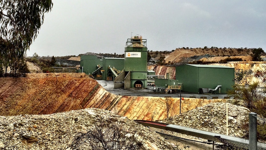 Bendigo gold mine at Kangaroo Flat.