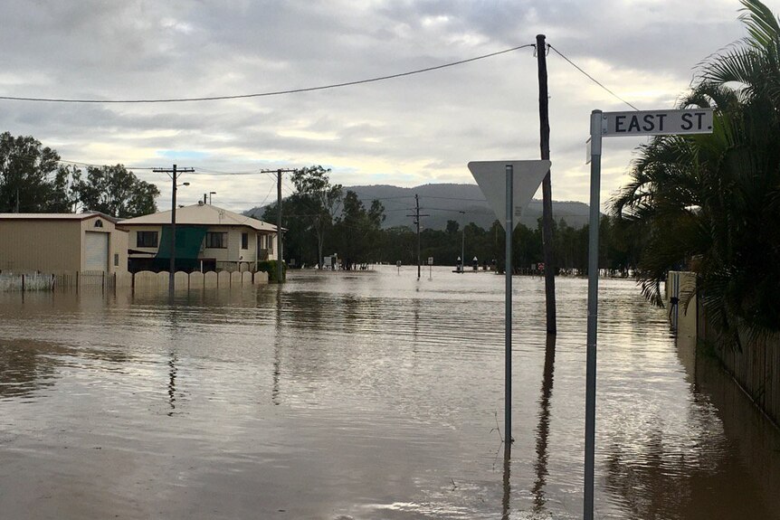 Flooding at Depot Hill in Rockhampton