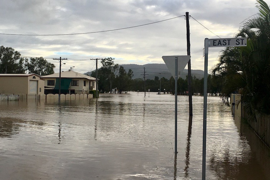 Flooding at Depot Hill in Rockhampton