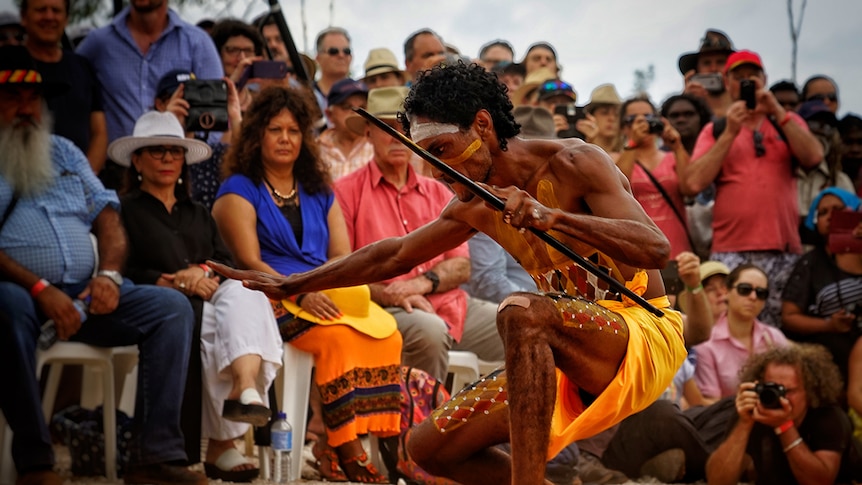 Festivities at the opening ceremony of the 2017 Garma festival.