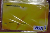 Seized blank credit cards