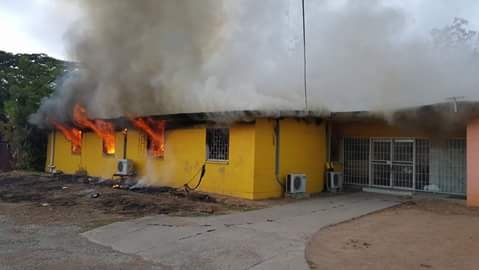 UNPG building torched