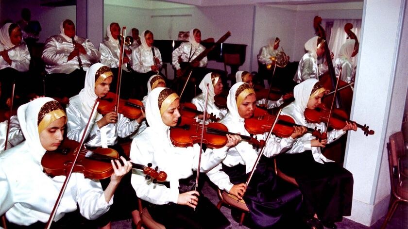 Good memory: the women learn the music and harmony off by heart for each performance.