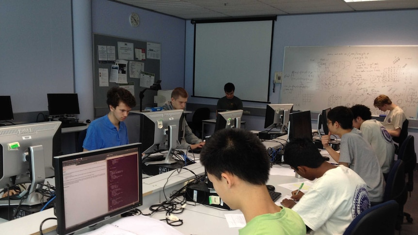 Secondary school students are training in the hope of competing at next year's International Informatics Olympiad in Brisbane.