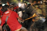 Protesters clash with army in Thailand