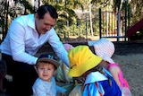 Michael Gunner with children