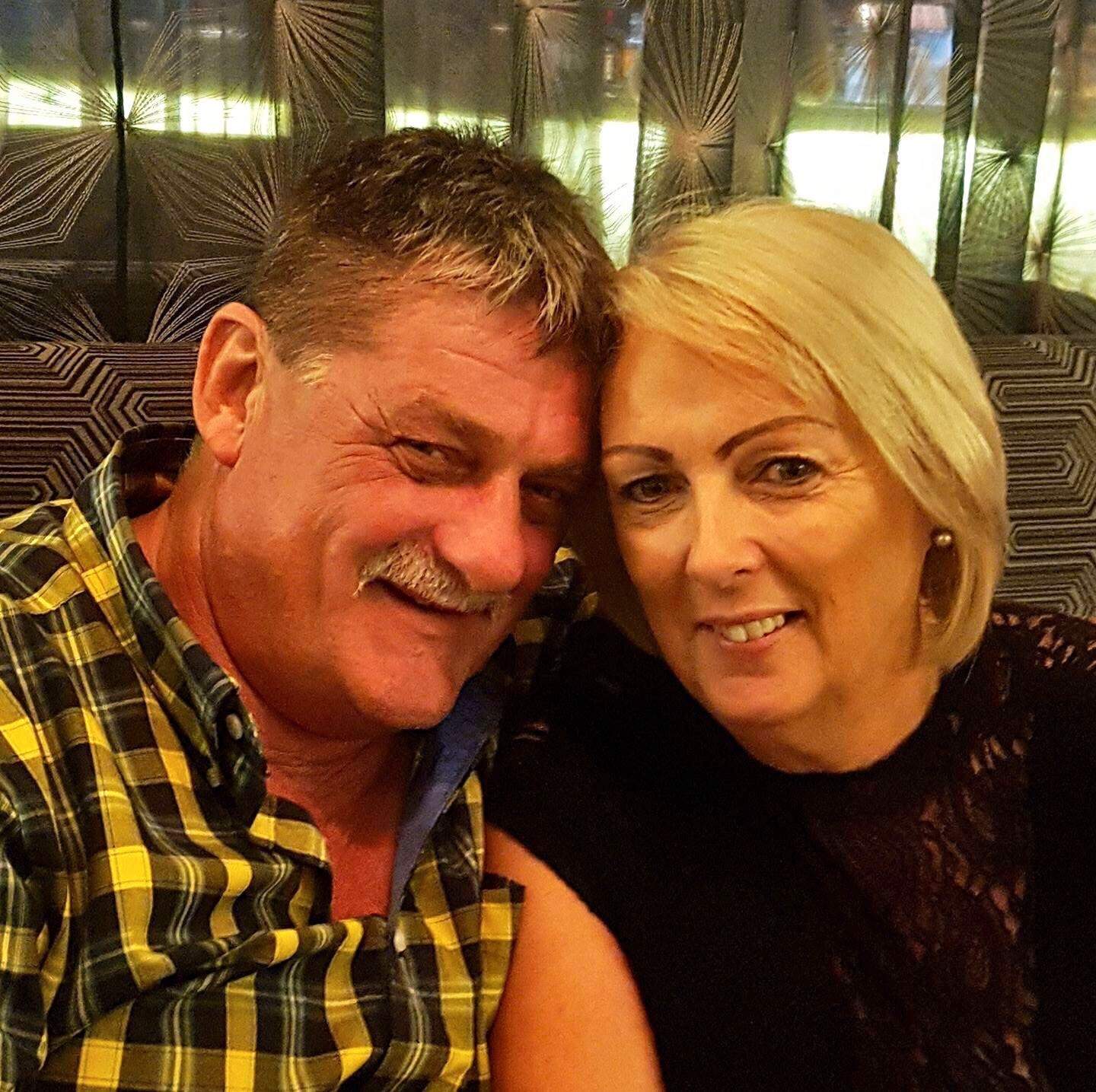 Sharon Graham and Greg Roser in a photo from happier times on their Facebook page.