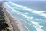 The huge oil slick started at Cape Moreton (pictured) before being swept north.