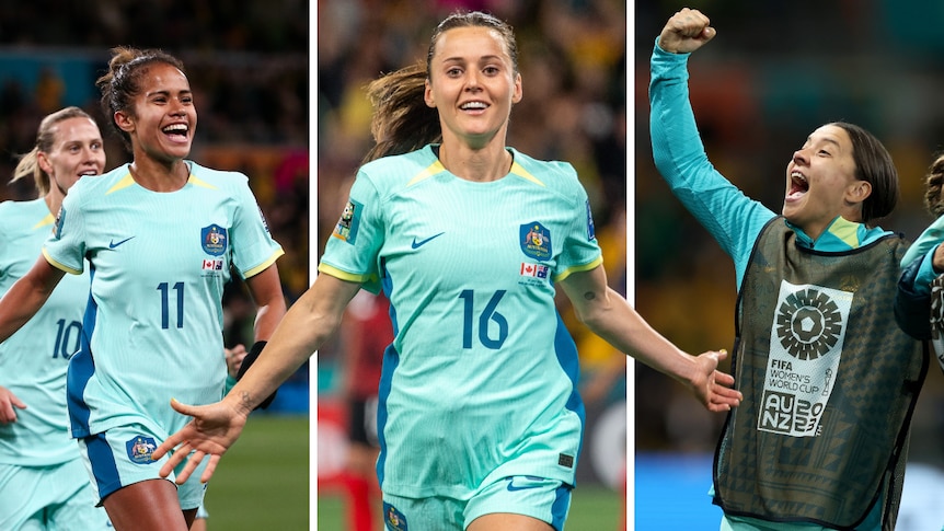 Frauen-Weltmeisterschaft: Fünf schnelle Treffer, als die Matildas Kanada besiegten und Sam Kerr eine unerwartete Pause gönnen