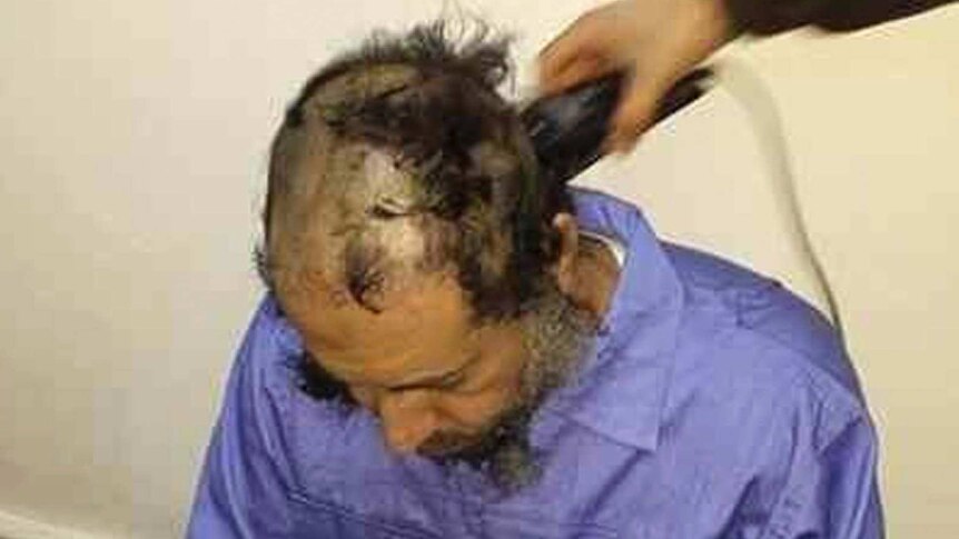 Libyan authorities shave Saadi Gaddafi's head