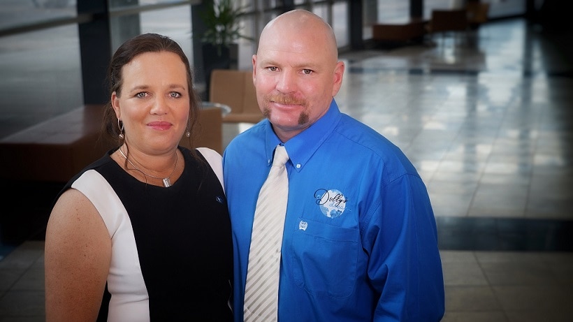 Kate and Tick Everett at the NT Australian of the Year Awards on November 7, 2018.