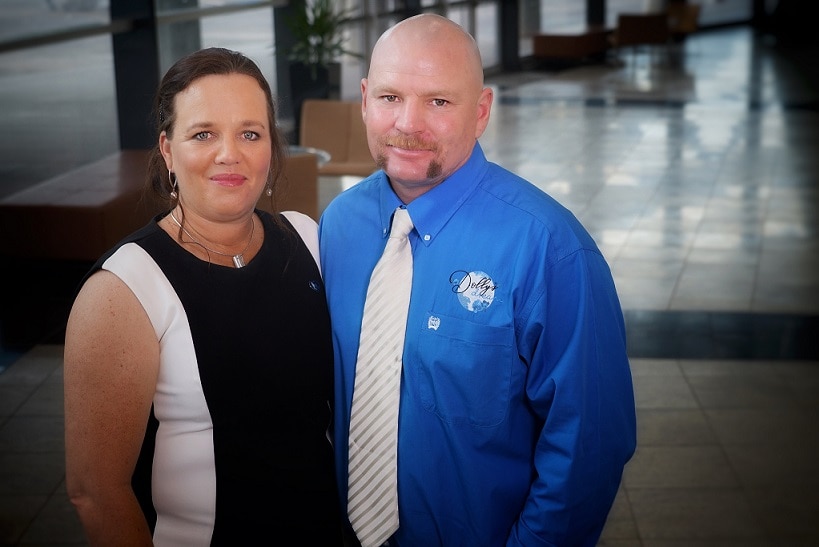 Kate and Tick Everett at the NT Australian of the Year Awards on November 7, 2018.