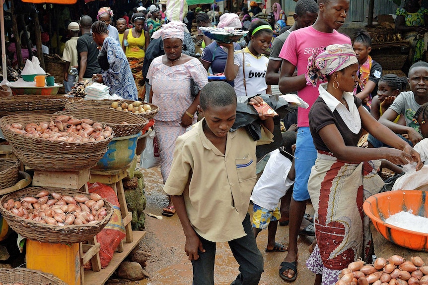 Market in Sierra Leone