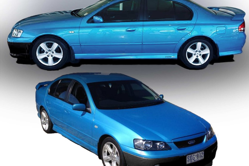 The car missing Melbourne teenager Cayleb Hough was last seen in.