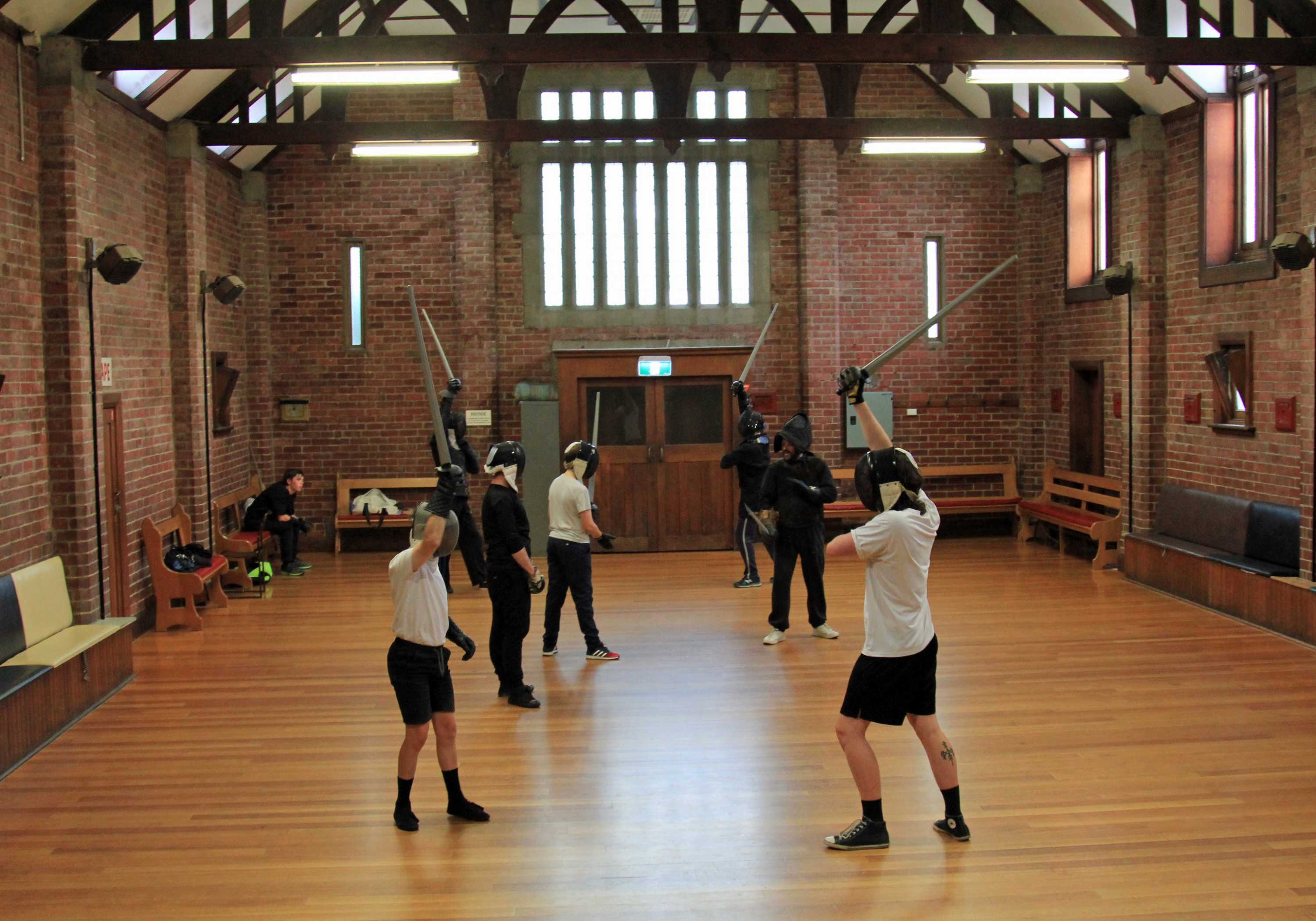 Hobart's leading hand is keeping 14th and 16th century sword fighting