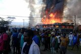Polisi mengatakan aksi di Wamena disusupi oleh massa KNPB yang menggunakan seragam SMA dan melakukan provokasi.