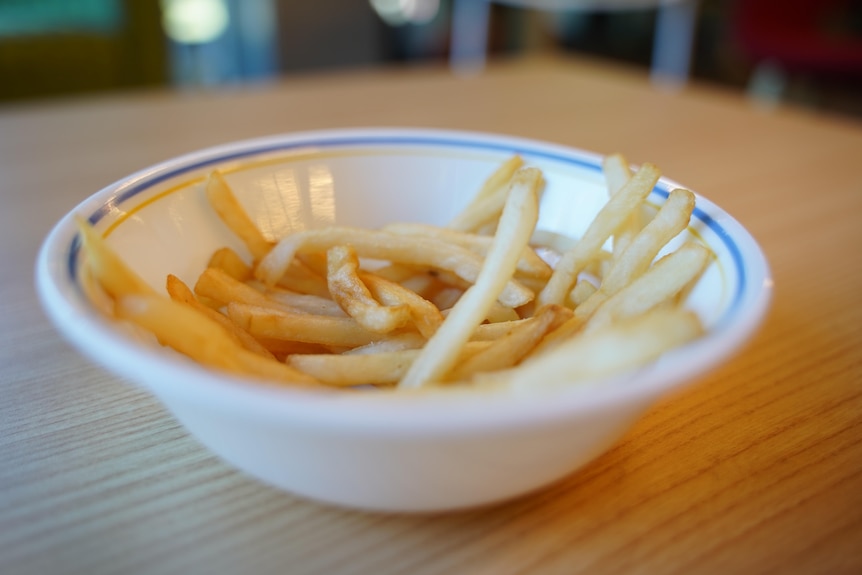 Hot chips in a bowl at The University of Queensland's Institute for Molecular Bioscience.