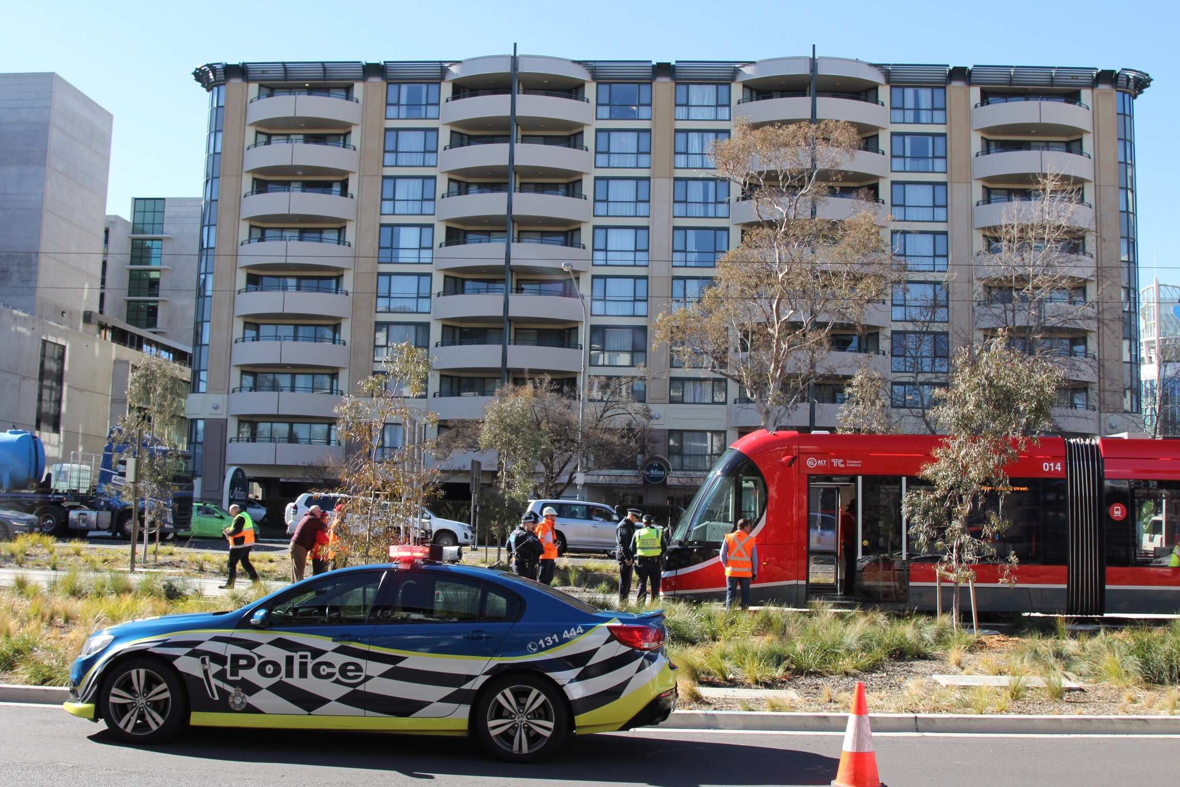 Man hit by Canberra light rail vehicle left in serious condition after ...