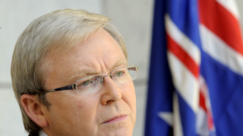 Rudd announces guarantees for all bank deposits