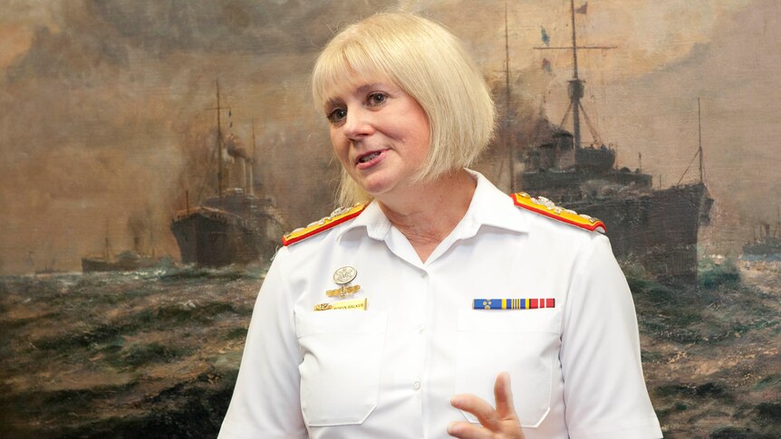 Admiral Robyn Walker joined the Navy in 1991.