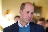 A close-up of Prince William.