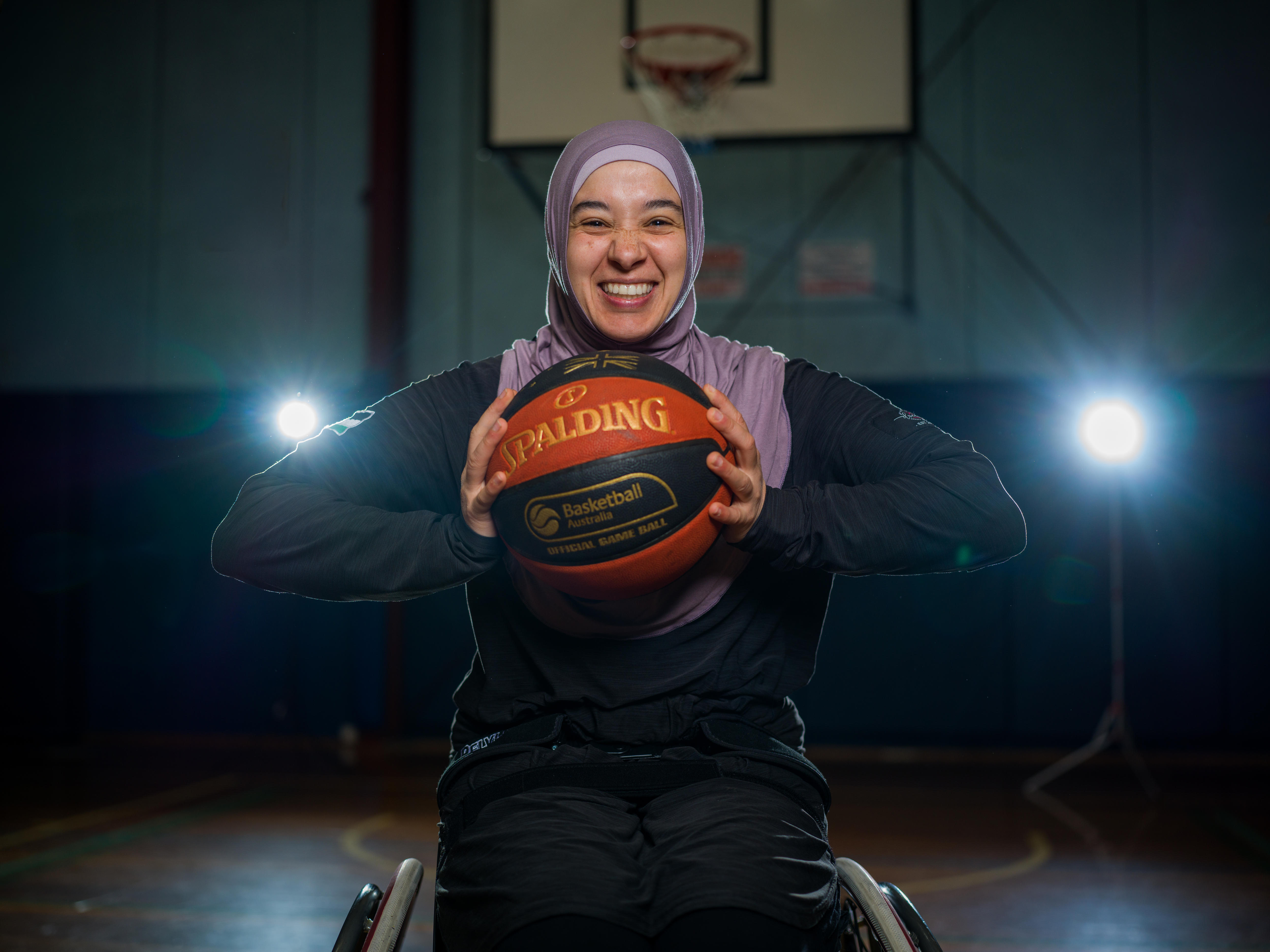Meet the first hijab-wearing non-verbal wheelchair basketballer