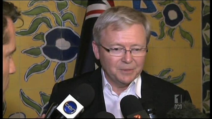 Rudd says Labor challenge 'not in prospect'