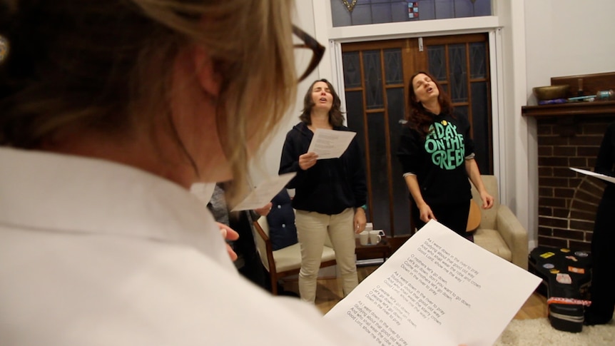 Tender Choir meet regularly at the re- purposed fire station to sing songs of love and loss