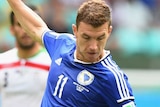 Dzeko puts Bosnia ahead of Iran