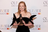 Sarah Snook with Olivier Award
